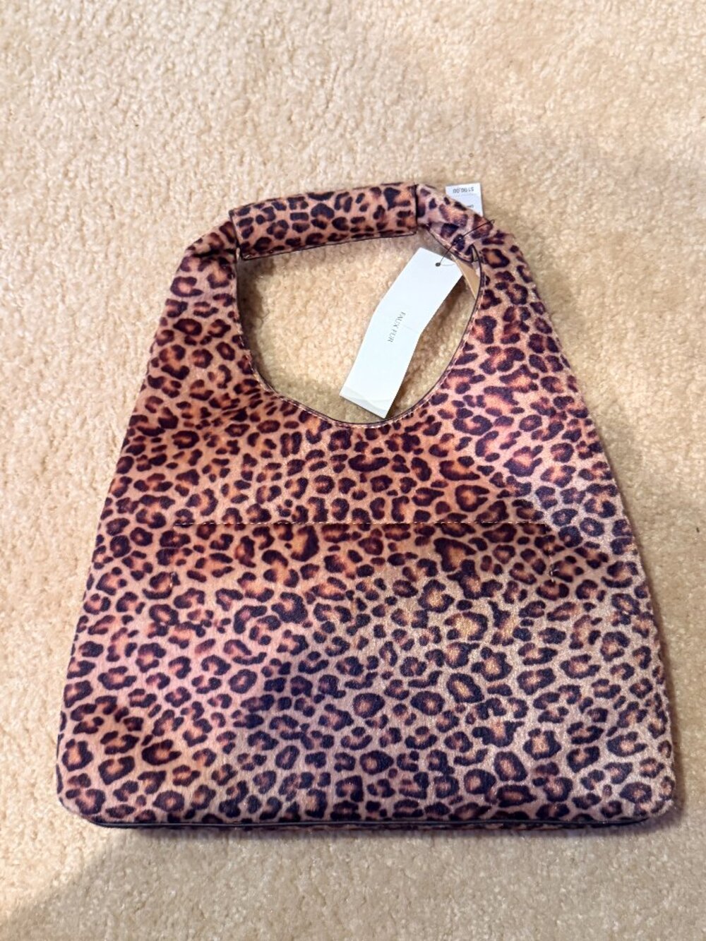 NWT Leopard BANANA REPUBLIC Faux Fur Purse/Handbag